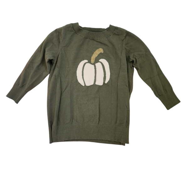 Loft Fall Pumpkin 3/4 Sleeve Sweater - Picture 1 of 3